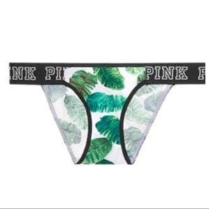 New Victoria’s Secret PINK Logo Bikini Panties - Small